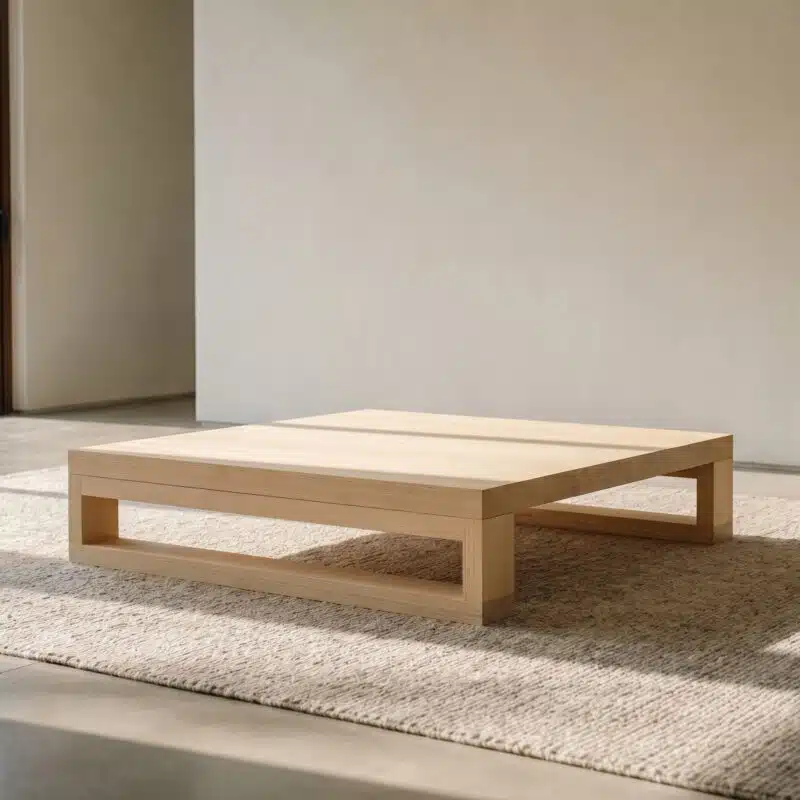 Mesa de Centro Koyam Kalafquen, casa contemporanea pino clear 3 para catalogo online, mostrando el producto con detalle para compra.