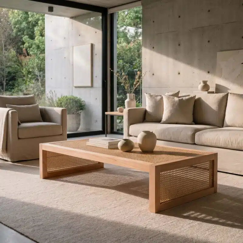 Mesa de Centro Lafken Kalafquen, casa contemporanea lenga chilena 2 para catalogo online, mostrando el producto con detalle para compra.