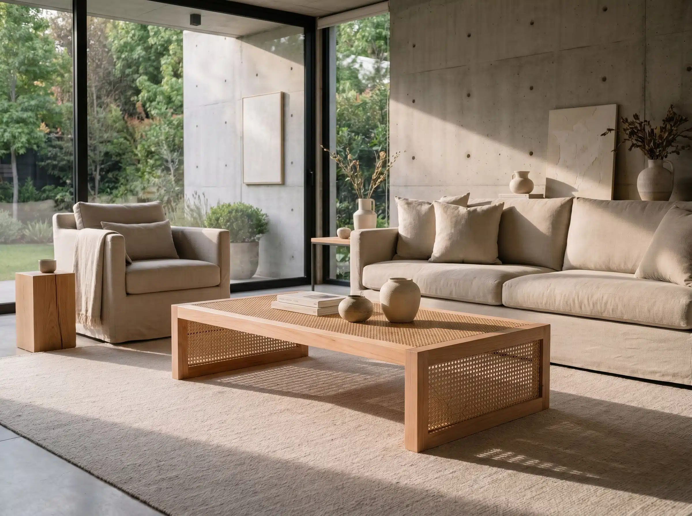 Mesa de Centro Lafken Kalafquen, casa contemporanea lenga chilena 2 para catalogo online, mostrando el producto con detalle para compra.