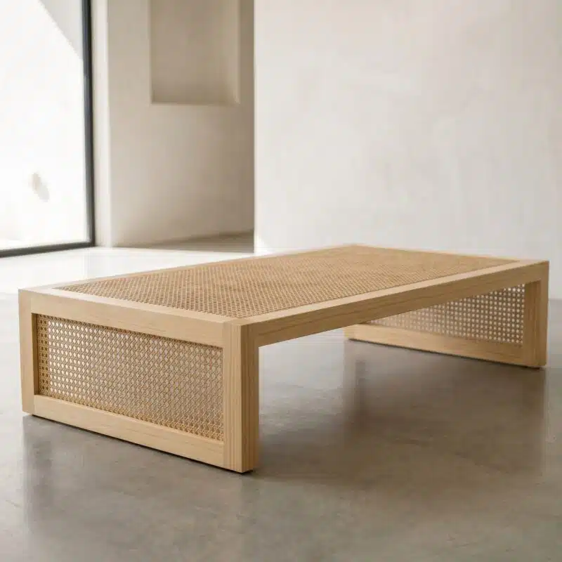 Mesa de Centro Lafken Kalafquen, casa contemporanea pino clear 3 para catalogo online, mostrando el producto con detalle para compra.