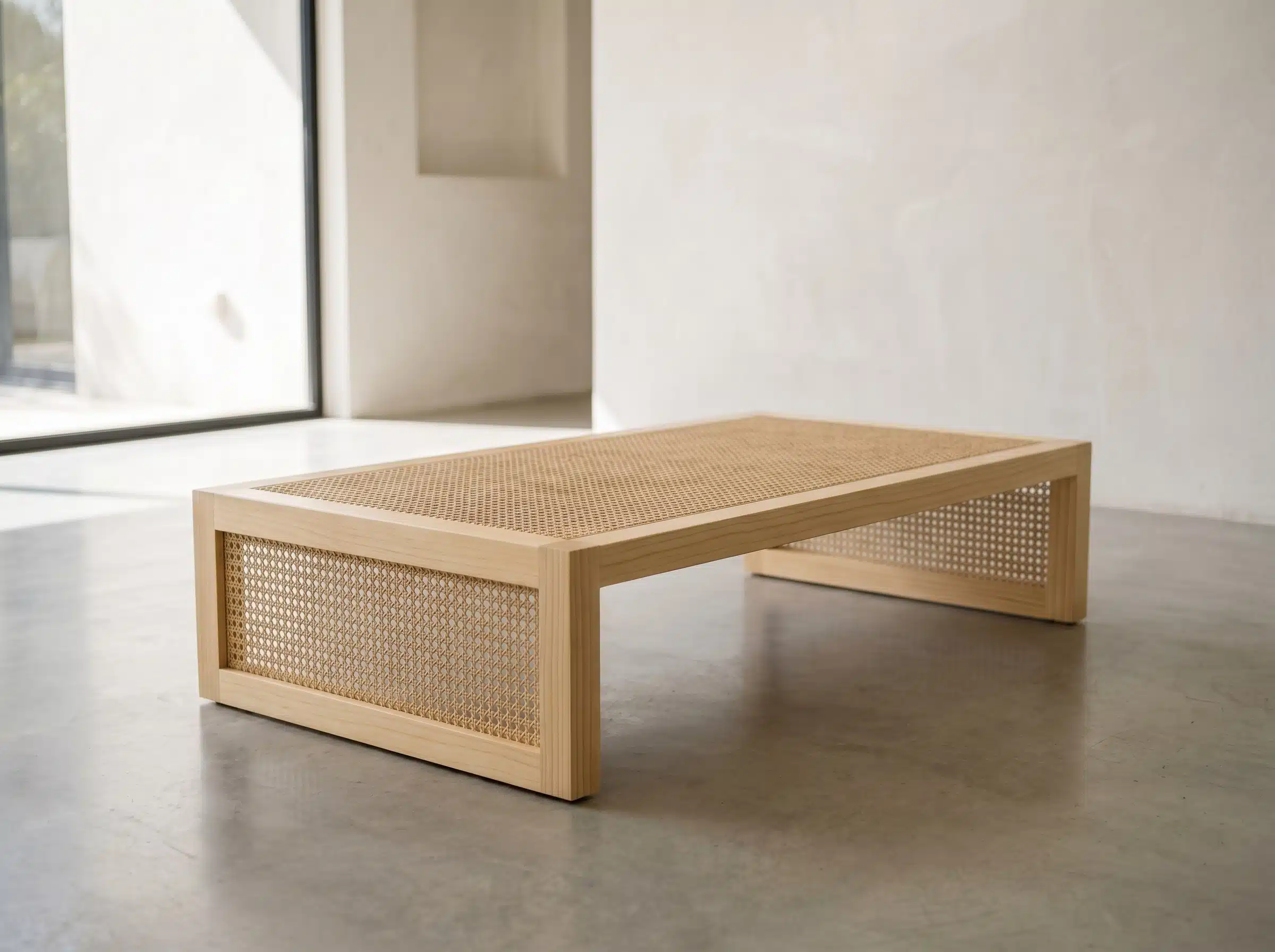Mesa de Centro Lafken Kalafquen, casa contemporanea pino clear 3 para catalogo online, mostrando el producto con detalle para compra.