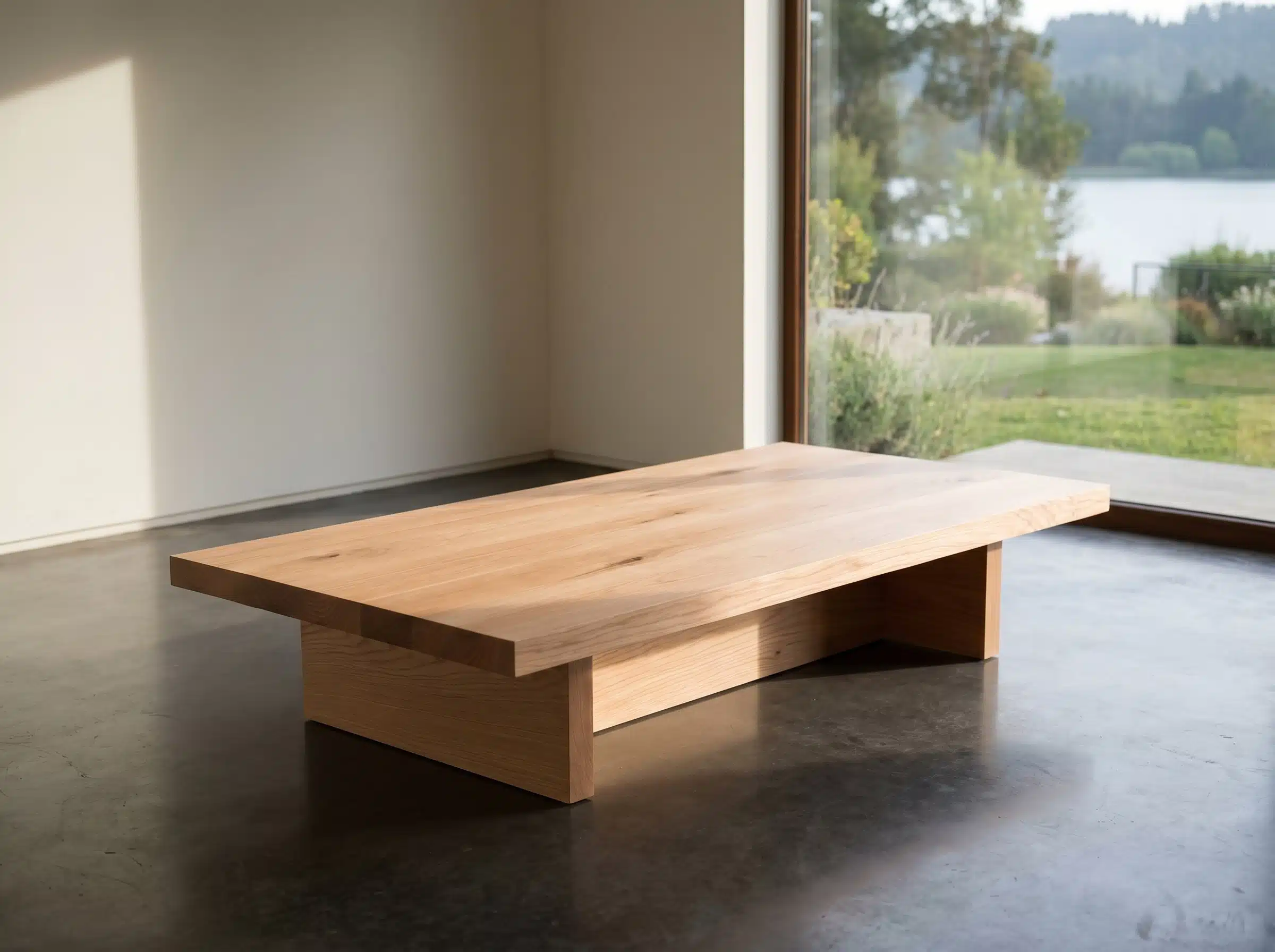 Mesa de Centro Üllmen Kalafquen, ambiente sur premium lenga chilena 7 para catalogo online, mostrando el producto con detalle para compra.