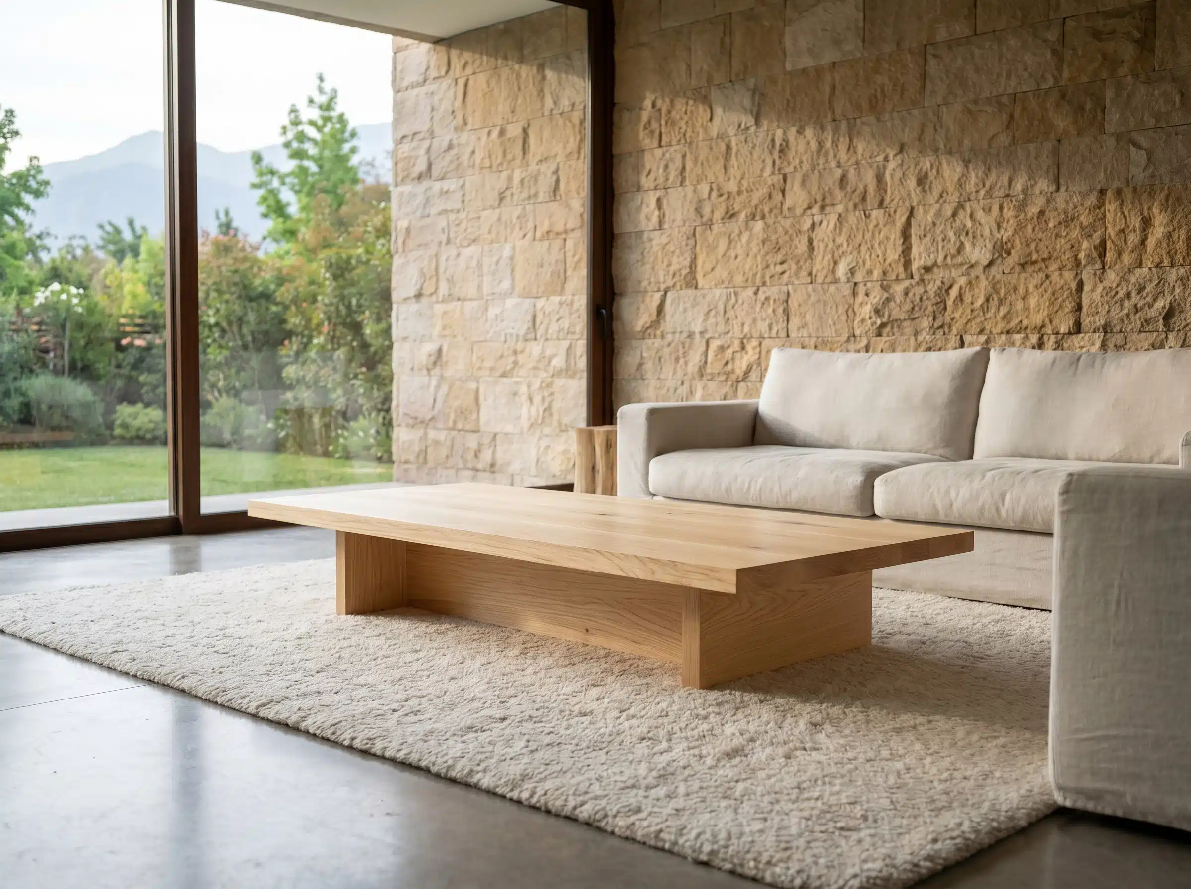 Mesa de Centro Üllmen Kalafquen, casa contemporanea pino clear 3 para catalogo online, mostrando el producto con detalle para compra.